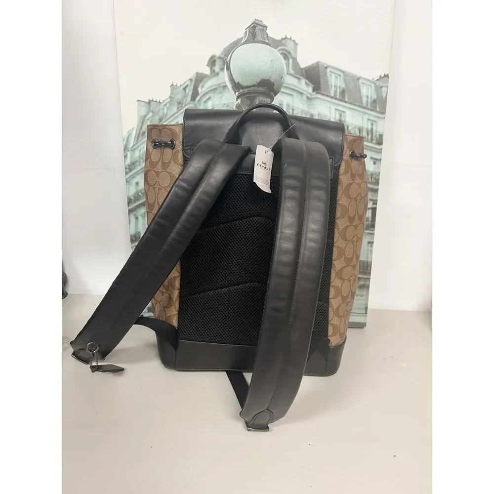 Coach C2949 Turner Backpack In Blocked Signature Canvas